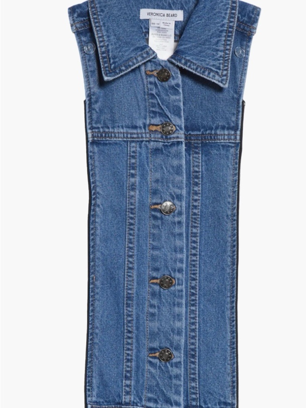 NWT Veronica Beard Denim Slate Dickey